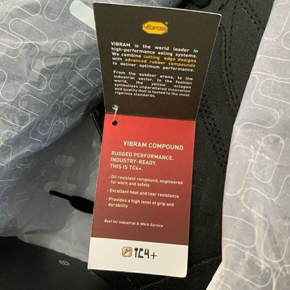 OTZ CHEF SHOES CULINARY BRIGADE OTZ-MADLIB MV IN RADIAL DUO BLACK LEATHER SIZE 9 - Picture 11 of 12